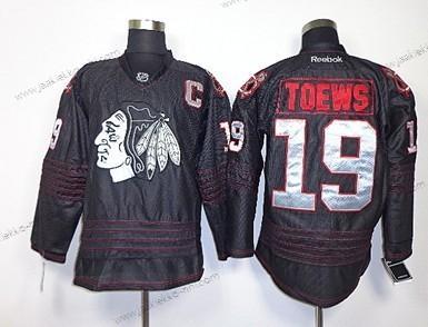 Miesten Chicago Blackhawks #19 Jonathan Toews 2013 Musta Ice Paita