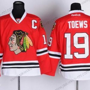 Miesten Chicago Blackhawks #19 Jonathan Toews Punainen Paita