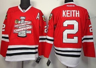 Miesten Chicago Blackhawks #2 Duncan Keith 2013 Champions Commemorate Punainen Paita