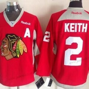 Miesten Chicago Blackhawks #2 Duncan Keith 2014 Training Punainen Paita