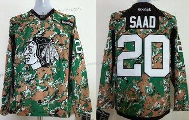 Miesten Chicago Blackhawks #20 Brandon Saad 2014 Maastokuvio Paita