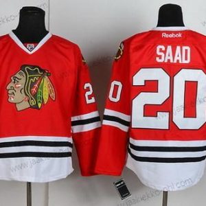 Miesten Chicago Blackhawks #20 Brandon Saad Punainen Paita