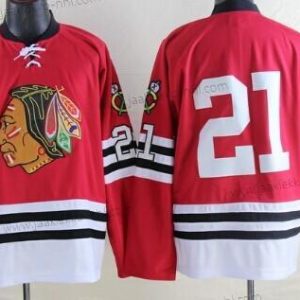 Miesten Chicago Blackhawks #21 Stan Mikita 1960-61 Punainen Retro CCM Paita