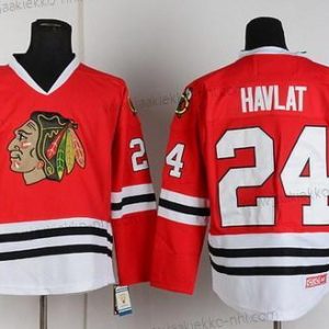 Miesten Chicago Blackhawks #24 Martin Havlat Punainen Retro CCM Paita