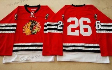 Miesten Chicago Blackhawks #26 Michal Handzus 1960-61 Punainen Vintage Paita