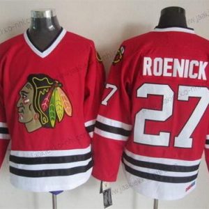 Miesten Chicago Blackhawks #27 Jeremy Roenick Punainen Retro CCM Paita