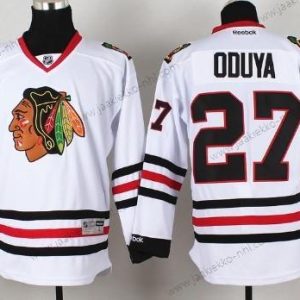 Miesten Chicago Blackhawks #27 Johnny Oduya Valkoinen Paita