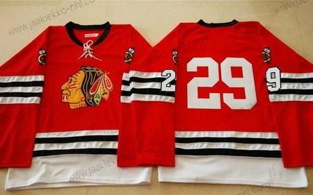 Miesten Chicago Blackhawks #29 Bryan Bickell 1960-61 Punainen Vintage Paita