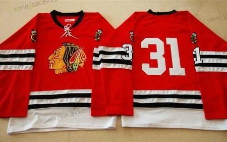 Miesten Chicago Blackhawks #31 Antti Raanta 1960-61 Punainen Vintage Paita