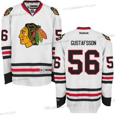 Miesten Chicago Blackhawks #56 Erik Gustafsson Valkoinen Jääkiekko Ommeltu NHL Paita