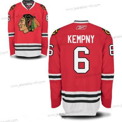 Miesten Chicago Blackhawks #6 Michal Kempny Punainen Kotiottelupaita Jääkiekko Ommeltu NHL Paita