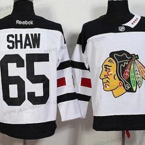 Miesten Chicago Blackhawks #65 Andrew Shaw Reebok Valkoinen 2016 Stadium Series Premier Paita