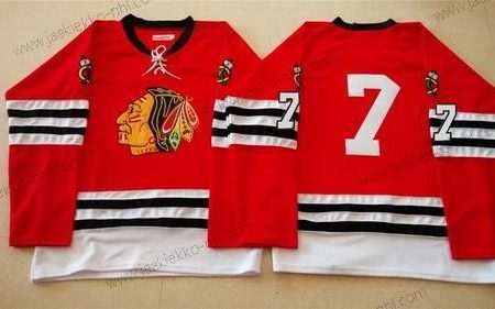 Miesten Chicago Blackhawks #7 Brent Seabrook 1960-61 Punainen Vintage Paita