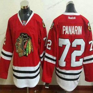 Miesten Chicago Blackhawks #72 Artemi Panarin Kotiottelupaita Punainen Reebok Jääkiekko Paita