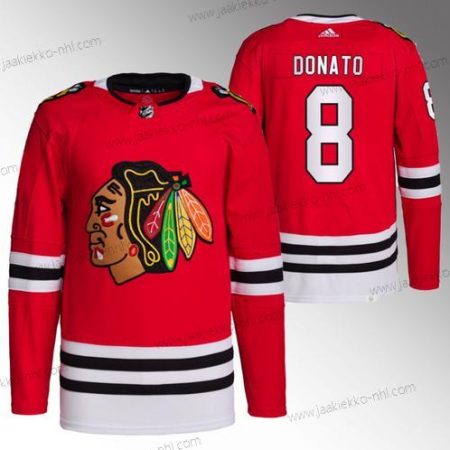 Miesten Chicago Blackhawks #8 Ryan Donato Punainen Ommeltu Jääkiekko Paita