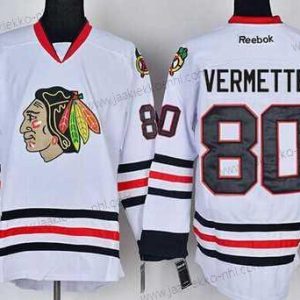 Miesten Chicago Blackhawks #80 Antoine Vermette Valkoinen Paita