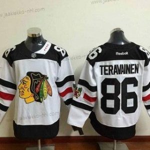 Miesten Chicago Blackhawks #86 Teuvo Teravainen Reebok Valkoinen 2016 Stadium Series Premier Paita