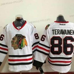 Miesten Chicago Blackhawks #86 Teuvo Teravainen Valkoinen Paita