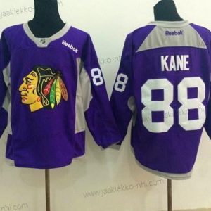 Miesten Chicago Blackhawks #88 Patrick Kane 2014 Training Violetti Paita