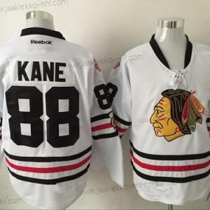 Miesten Chicago Blackhawks #88 Patrick Kane 2017 Talvi Klassinen Valkoinen Ommeltu NHL Retro Jääkiekko