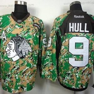 Miesten Chicago Blackhawks #9 Bobby Hull 2014 Maastokuvio Paita