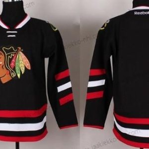 Miesten Chicago Blackhawks Mukautettu 2014 Musta Paita