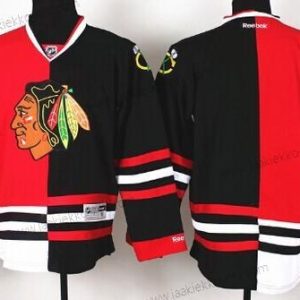 Miesten Chicago Blackhawks Tyhjä Punainen #2 Musta Two Tone Paita