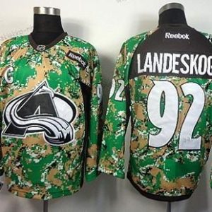 Miesten Colorado Avalanche #92 Gabriel Landeskog 2014 Maastokuvio Paita