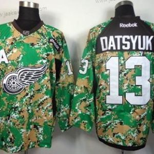 Miesten Detroit Red Wings #13 Pavel Datsyuk 2014 Maastokuvio Paita