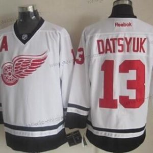 Miesten Detroit Red Wings #13 Pavel Datsyuk 2014 Valkoinen Paita