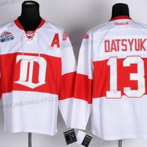 Miesten Detroit Red Wings #13 Pavel Datsyuk Valkoinen Talvi Klassinen Paita