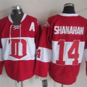 Miesten Detroit Red Wings #14 Brendan Shanahan Punainen Talvi Klassinen Retro CCM Paita