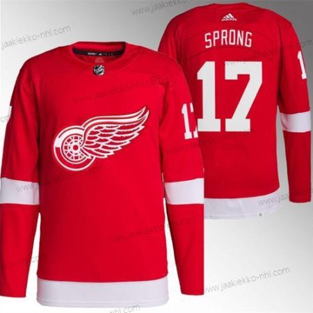 Miesten Detroit Red Wings #17 Daniel Sprong Punainen Ommeltu Paita