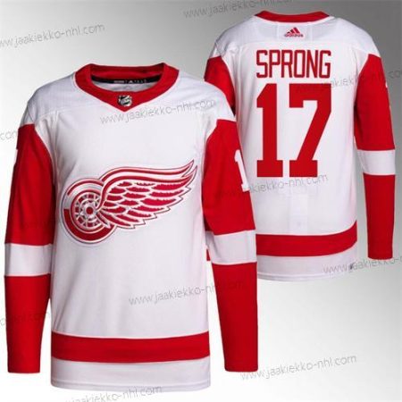 Miesten Detroit Red Wings #17 Daniel Sprong Valkoinen Ommeltu Paita