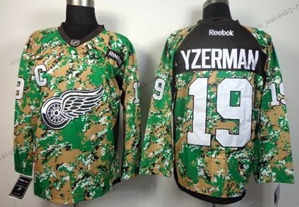 Miesten Detroit Red Wings #19 Steve Yzerman 2014 Maastokuvio Paita