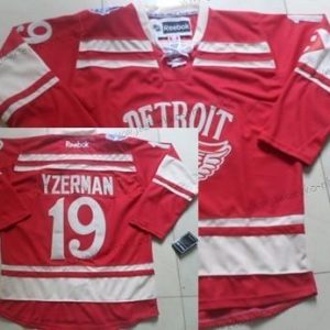 Miesten Detroit Red Wings #19 Steve Yzerman 2014 Talvi Klassinen Punainen Paita