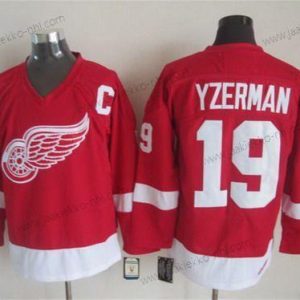 Miesten Detroit Red Wings #19 Steve Yzerman Punainen CCM Vintage Paita