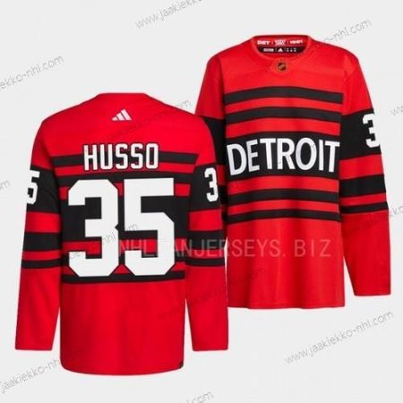 Miesten Detroit Red Wings 2022 Käänteinen Retro 2.0 #35 Ville Husso Punainen Aito Pro Paita