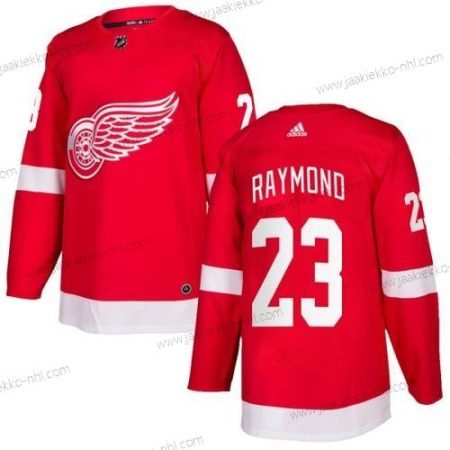 Miesten Detroit Red Wings #23 Lucas Raymond Punainen Kotiottelupaita Jääkiekko Ommeltu NHL Paita