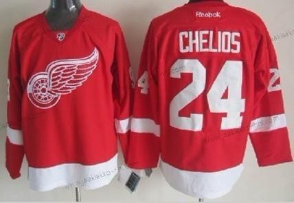 Miesten Detroit Red Wings #24 Chris Chelios Punainen Paita