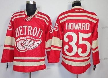 Miesten Detroit Red Wings #35 Jimmy Howard 2014 Talvi Klassinen Punainen Paita