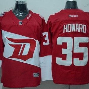 Miesten Detroit Red Wings #35 Jimmy Howard Reebok Punainen 2016 Stadium Series Maajoukkue Premier Paita