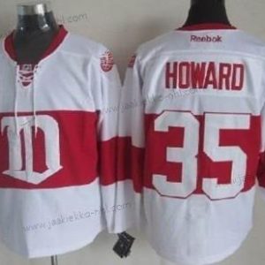 Miesten Detroit Red Wings #35 Jimmy Howard Valkoinen Talvi Klassinen Paita