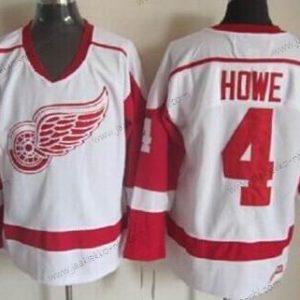 Miesten Detroit Red Wings #4 Syd Howe Valkoinen Retro CCM Paita