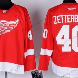 Miesten Detroit Red Wings #40 Henrik Zetterberg Punainen Paita