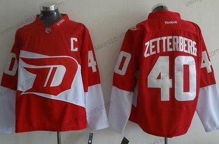 Miesten Detroit Red Wings #40 Henrik Zetterberg Reebok Punainen 2016 Stadium Series Maajoukkue Premier Paita