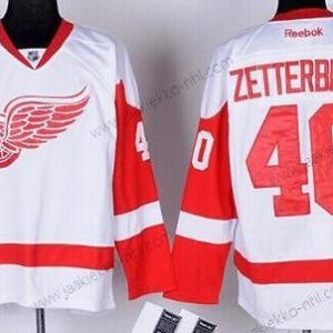 Miesten Detroit Red Wings #40 Henrik Zetterberg Valkoinen Paita