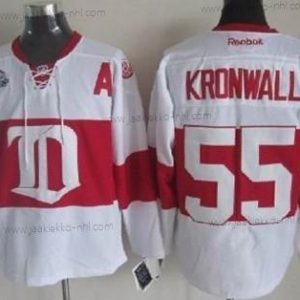 Miesten Detroit Red Wings #55 Niklas Kronwall Valkoinen Talvi Klassinen Paita