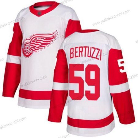 Miesten Detroit Red Wings #59 Tyler Bertuzzi Valkoinen Road Aito Ommeltu Jääkiekko Paita