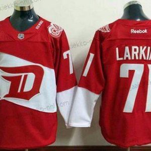 Miesten Detroit Red Wings #71 Dylan Larkin Reebok Punainen 2016 Stadium Series Maajoukkue Premier Paita